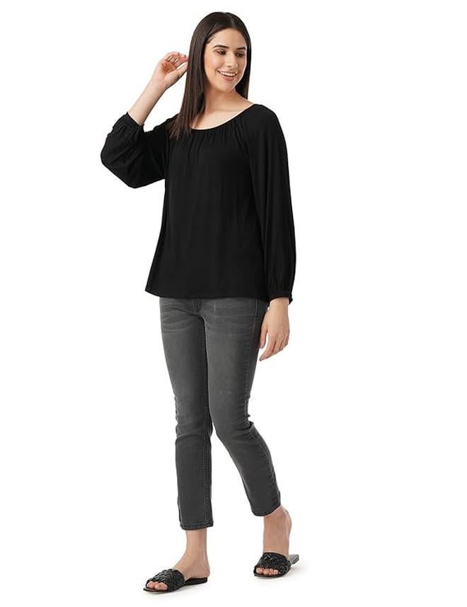 fyltr Women's Full Sleeve Lightweight Summer Top |Tops for Women | Tops for Women Western - Image 2